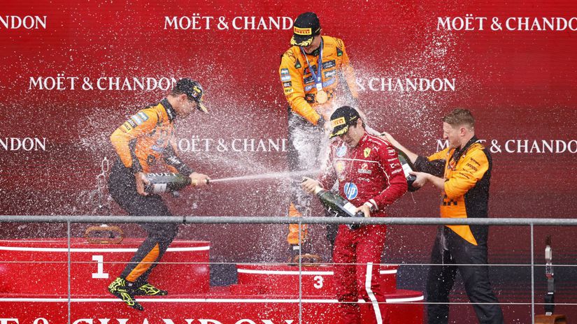 McLaren je nezastavitelny Na dazdive VC Belgicka dosiahol piate double sezony