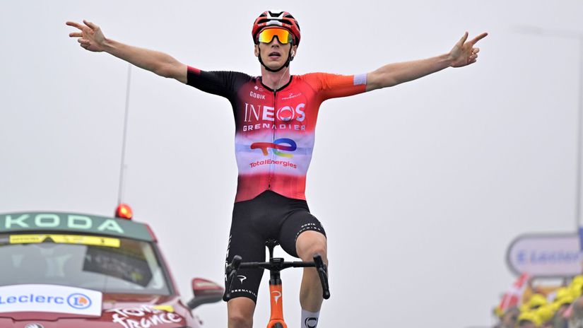 Uspeny unik Holandan sa stal kralom Pyreneji Pogacar kontroloval utoky Vingegaarda