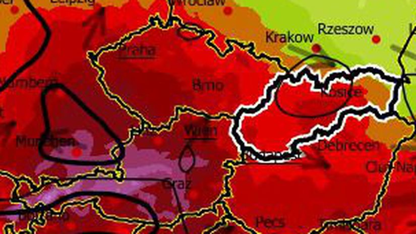 Startuje vlna horucav aka bude teplota