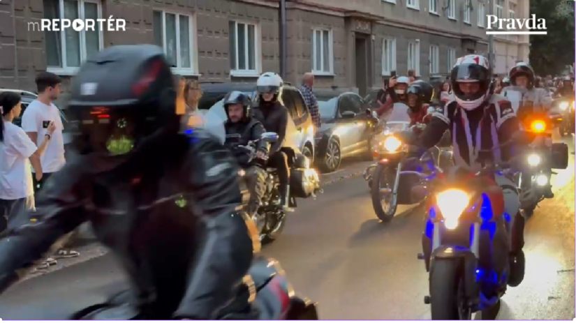 Najvacsia nocna jazda motorkarov na Slovensku
