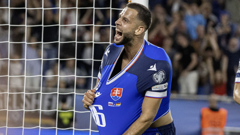 Sauer ma zazitok Strelec sa lucil a gol venoval Slovanistom Nesmieeme stratit co sme s Nemcami ziskali vravi Hancko