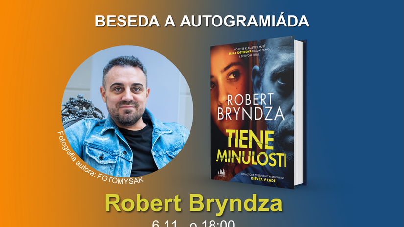 Robert Bryndza prichadza do Bratislavy Pripravte sa na stretnutie s autorom