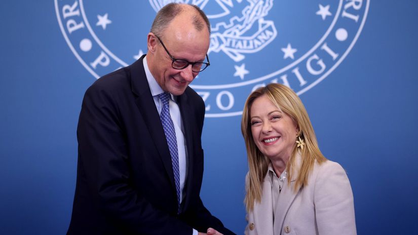 Kto je vlastne lidrom Europy Opraty preberaju Merz a Meloniova