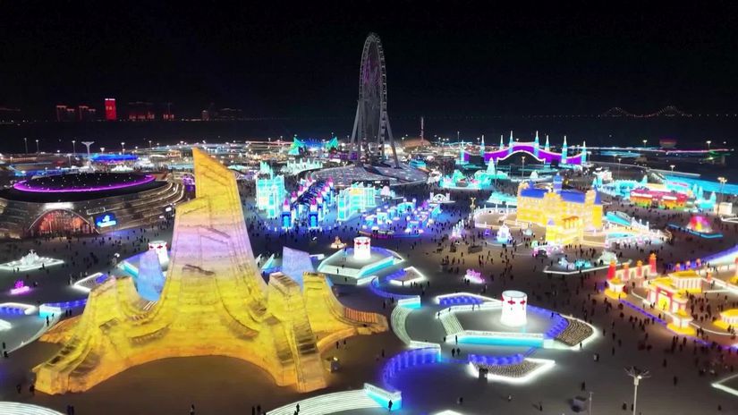 Ladove kralovstvo nazivo Mrazivy festival v Charbine