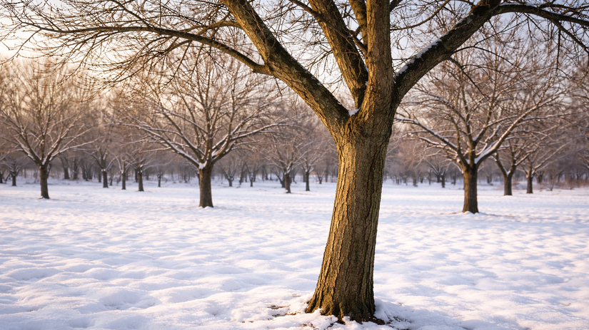 V zime stromom casto praska kora