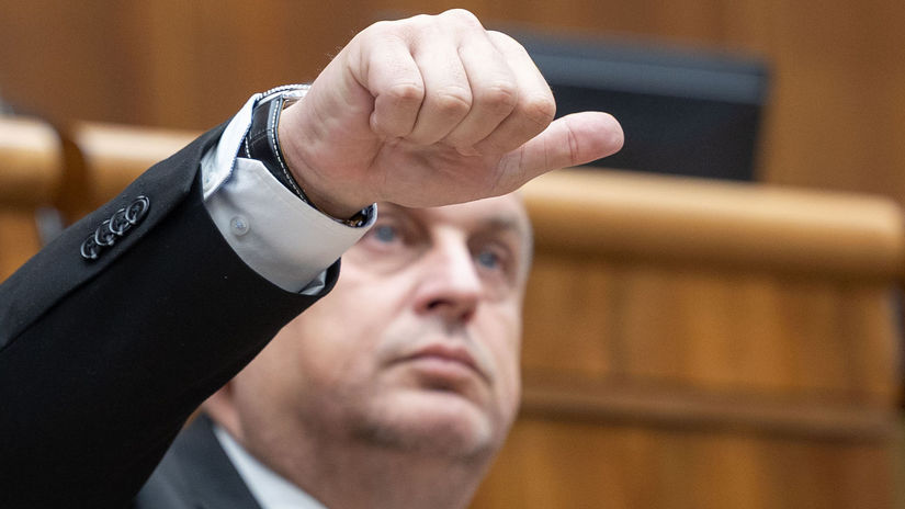 Danko sa zapojil do odvolavania clenov vlady Kritizoval ministra sportu a prekvapil cele plenum