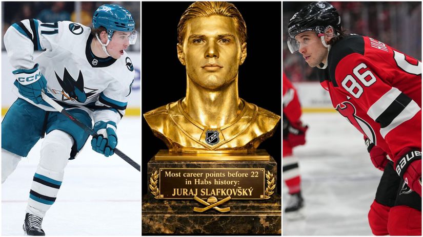 Slafkovsky v exkluzivnej spolocnosti Popredni experti zostavili rebricek najlepsich hracov NHL do 25 rokov