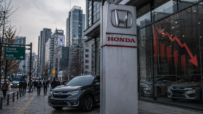 Honda sa stiahla z Juznej Korey Za dva mesiace tam predala len 107 aut