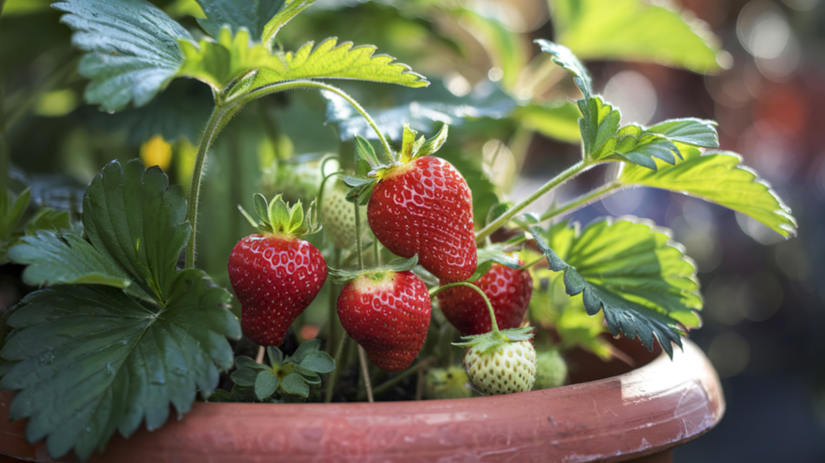 jahody na balkone v malych nadobach budete mat len niekolko plodov poas celeho leta