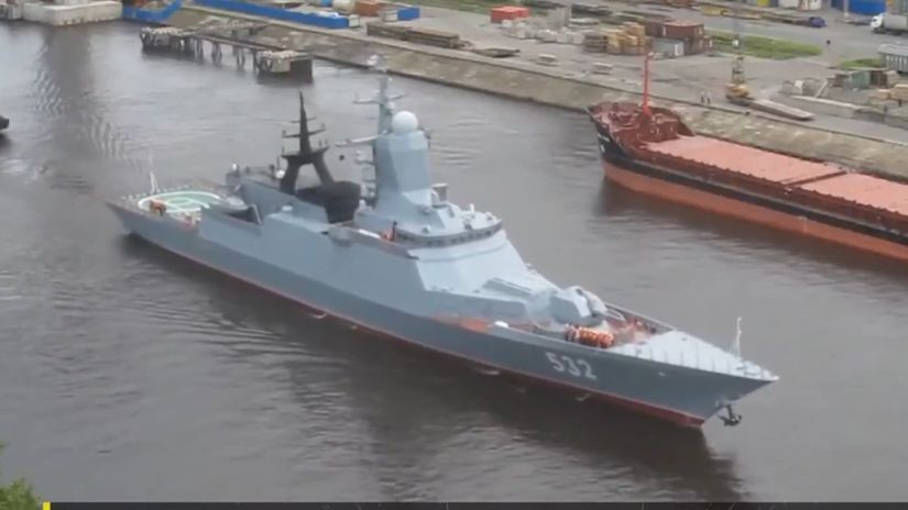 Nielen Petrohrad Koliska ruskeho namornictva utrpela tvrdy zasah video zobrazuje drsnu devastaciu raketovej korvety