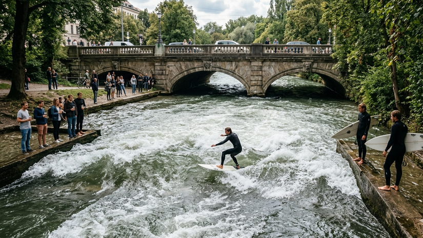 zazrak v srdci vnutrozemanskeho mesta legendarna surferova vlna na rieke zahadne zmizla po mesiacoch hlasi velky navrat