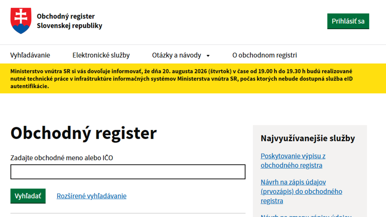 Novy obchodny register mal pomoc podnikatelom zatial len odhalil ich osobne udaje Odbornici vysvetluju co sa zmeni