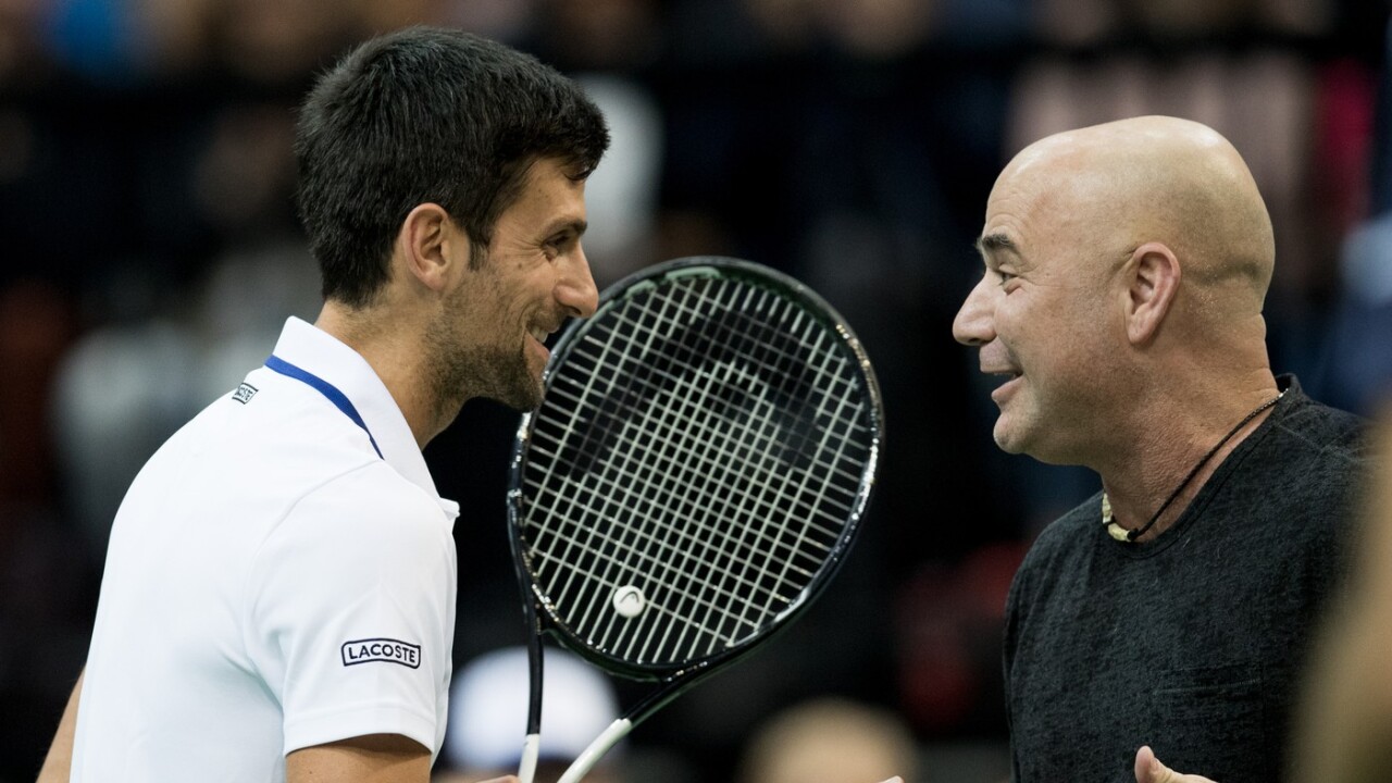 Problem Djokovic Legendarna Agassi uvedol dovody preco Srb nedosiahol uznanie ako Nadal a Federer Tenis Sportweb
