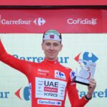 extremne tesna casovka na vuelte pogacar sa obliekol do cervenho dresu rozhodli stotiny cyklistika sportweb