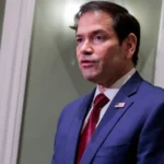 Americký minister zahraničia Marco Rubio sa nakrátko zastavil v Prahe