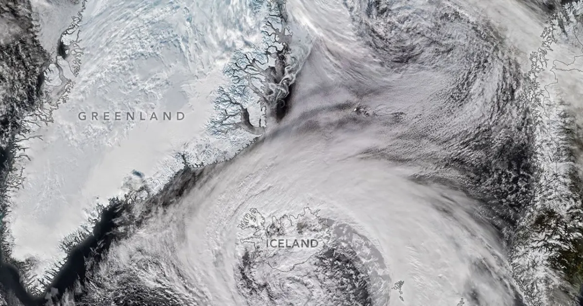 Hurikán sa zmenil na nebezpečnejší útvar, NASA zachytila cyklónu pri Islande