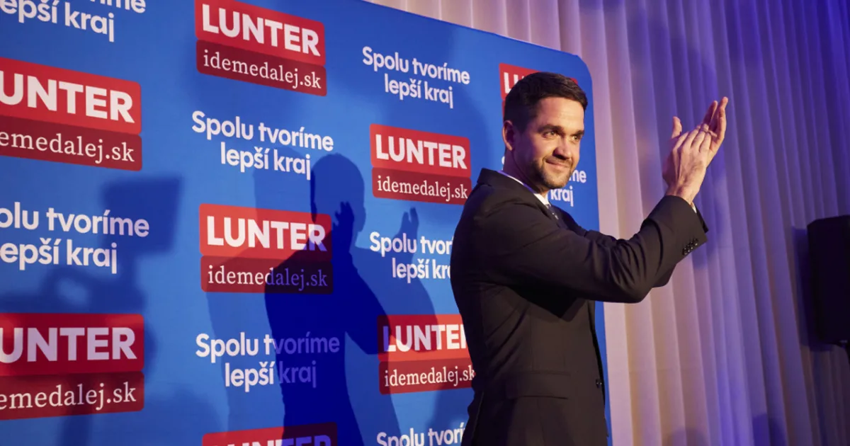 Lunter hlási víťazstvo s obrovským mandátom, naznačil zmeny v kraji